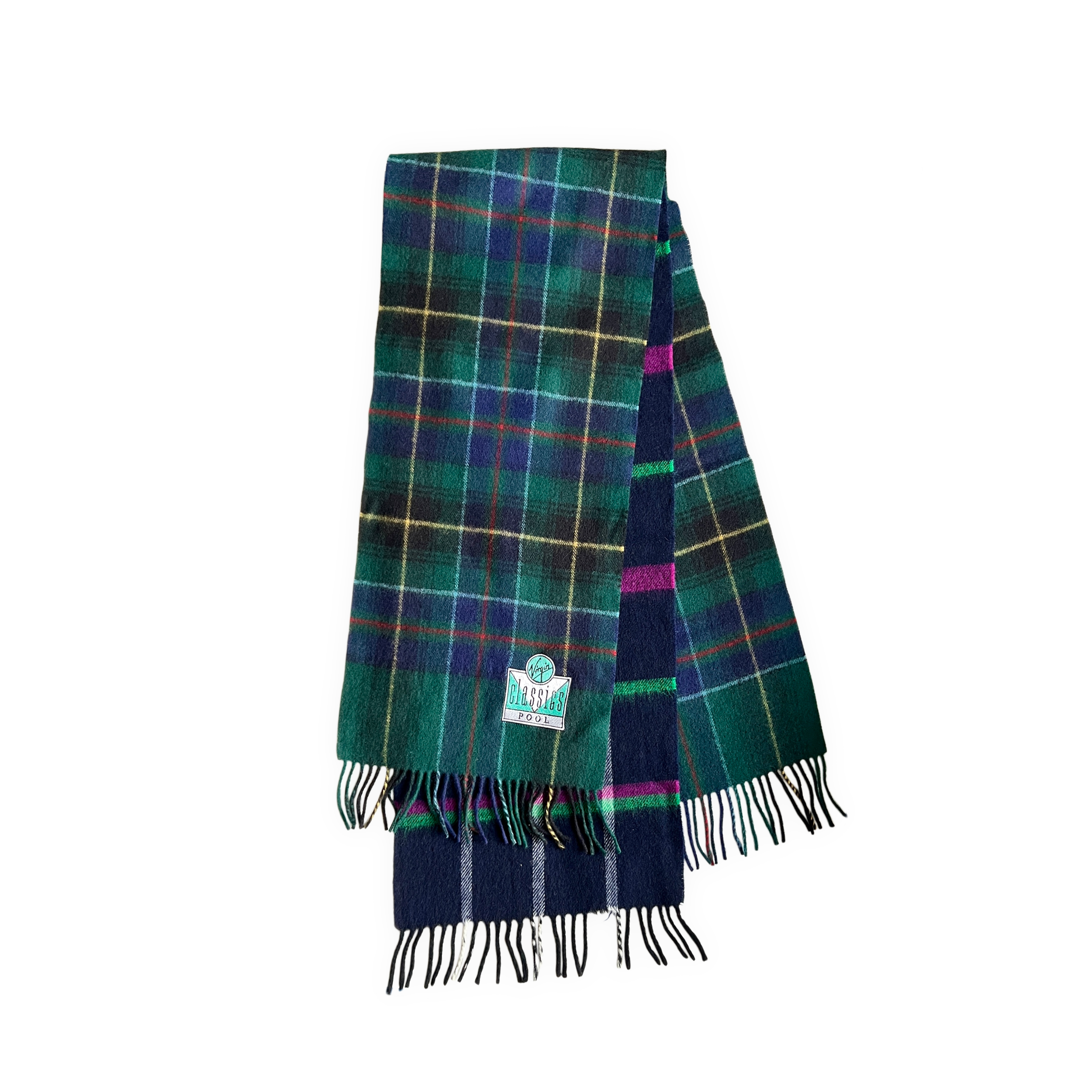 3-LEGGED SCARF - Green/Blue