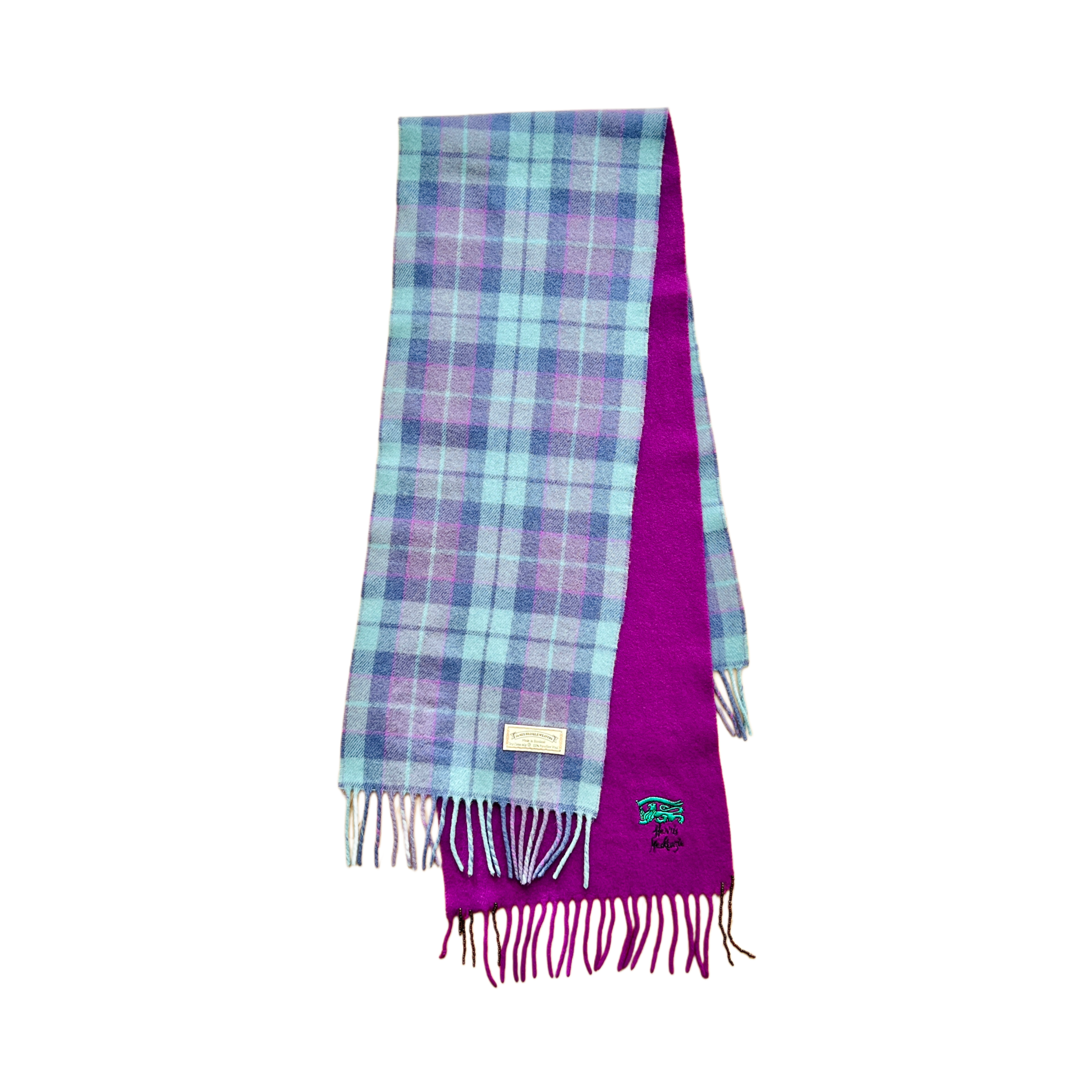 3-LEGGED SCARF - Violet/Sea Foam