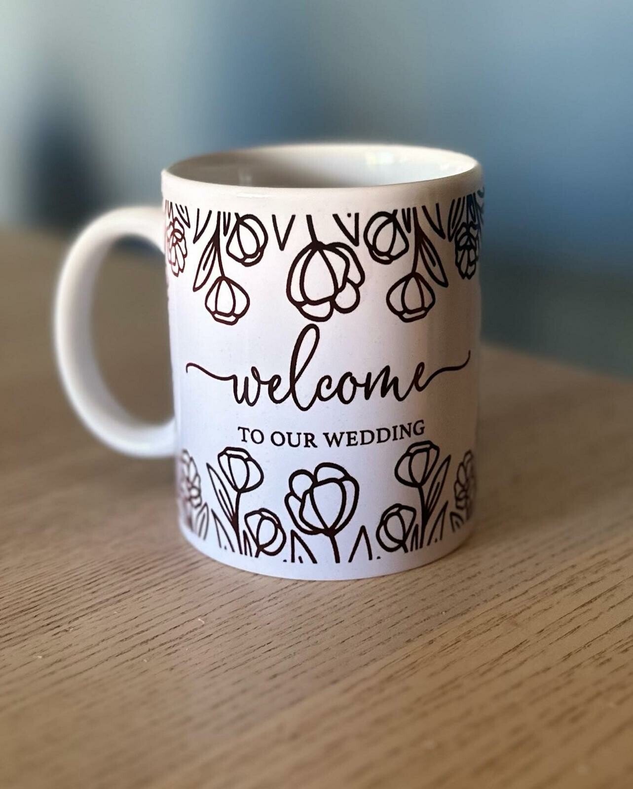 Taza cerámica - La Novia de Brighton | Batas personalizas y regalos de Novias