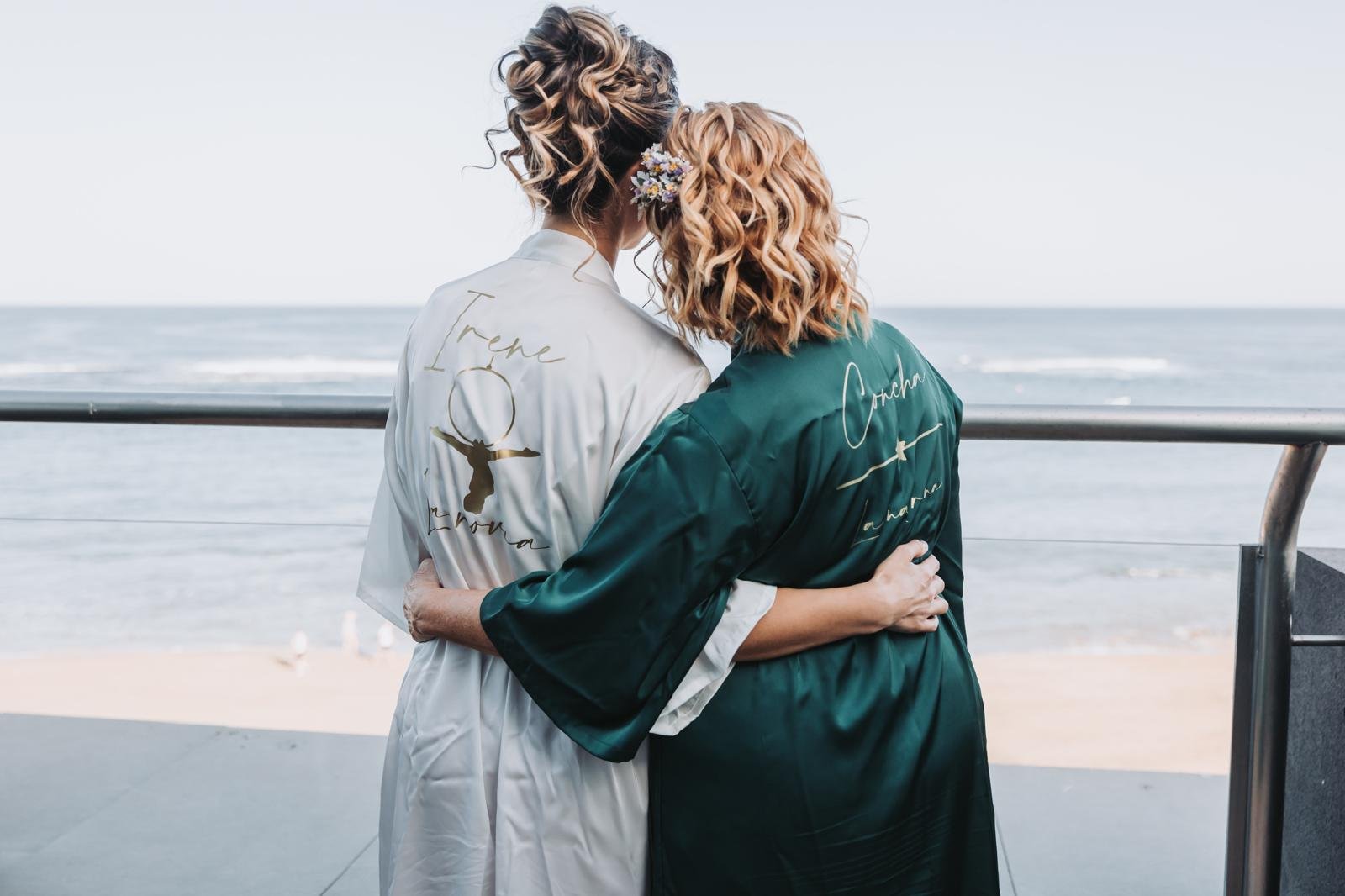 Bata lisa - La Novia de Brighton | Batas personalizas y regalos de Novias