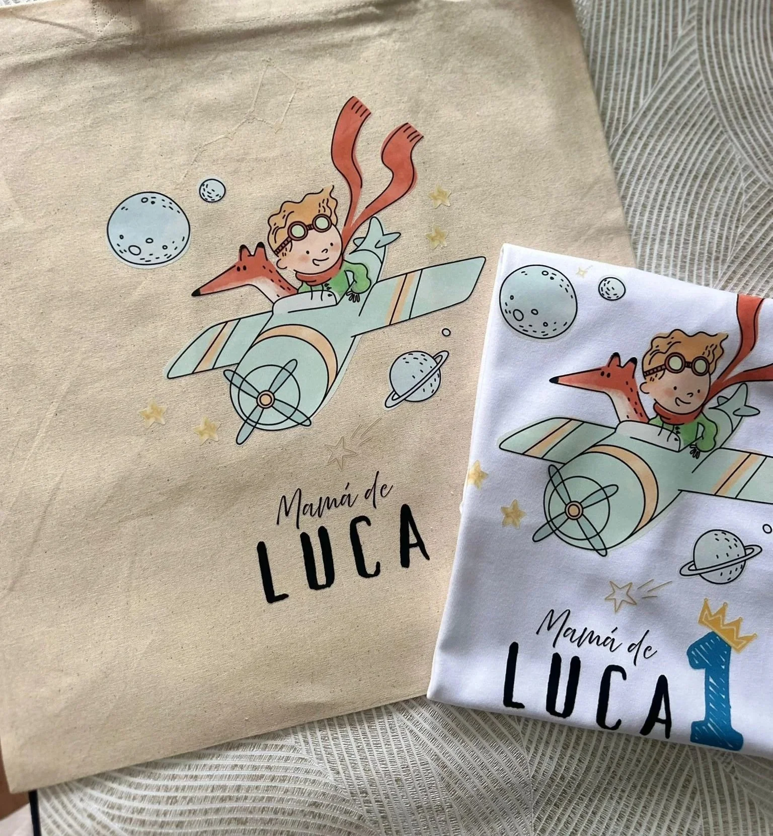 Camiseta + mochila niñ@ - La Novia de Brighton | Batas personalizas y regalos de Novias