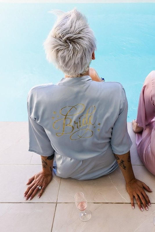Bata lisa - La Novia de Brighton | Batas personalizas y regalos de Novias
