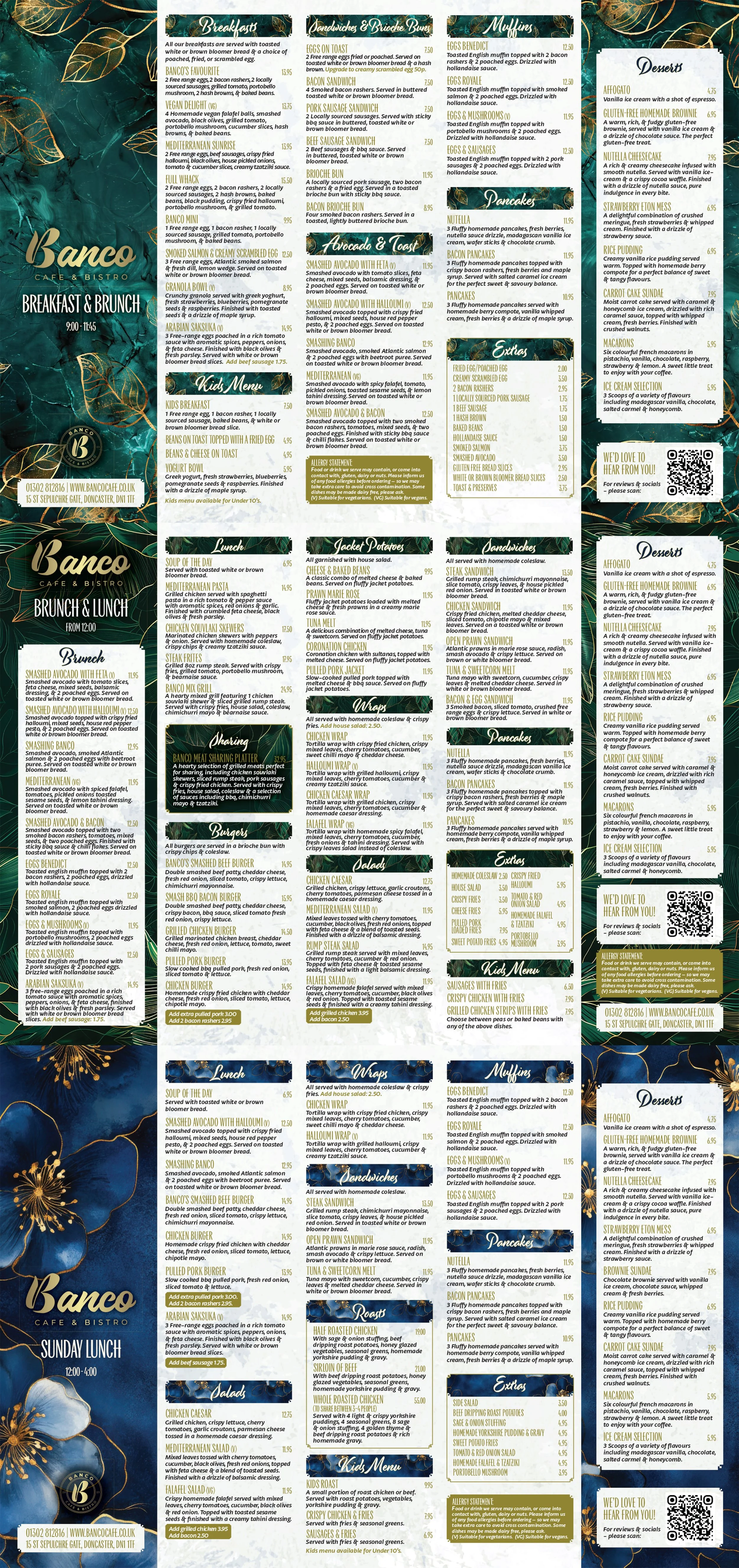 Menu — Banco
