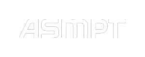 Stylized black and white logo with the word 'ASAMT' in bold, modern font.