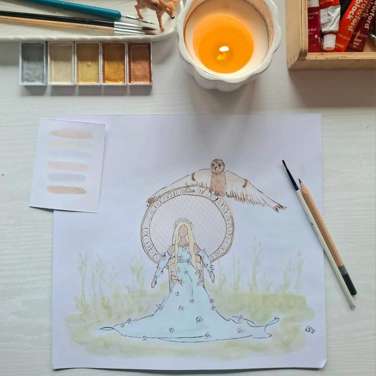 How are my Libras doing this season? I won't lie, just haven't been feeling all in balance lately. Like my Libra friend here I think it would be nice to have a wise and calm owl on my shoulder to help me navigate life from time to time...! 🌿🦉 My Zo