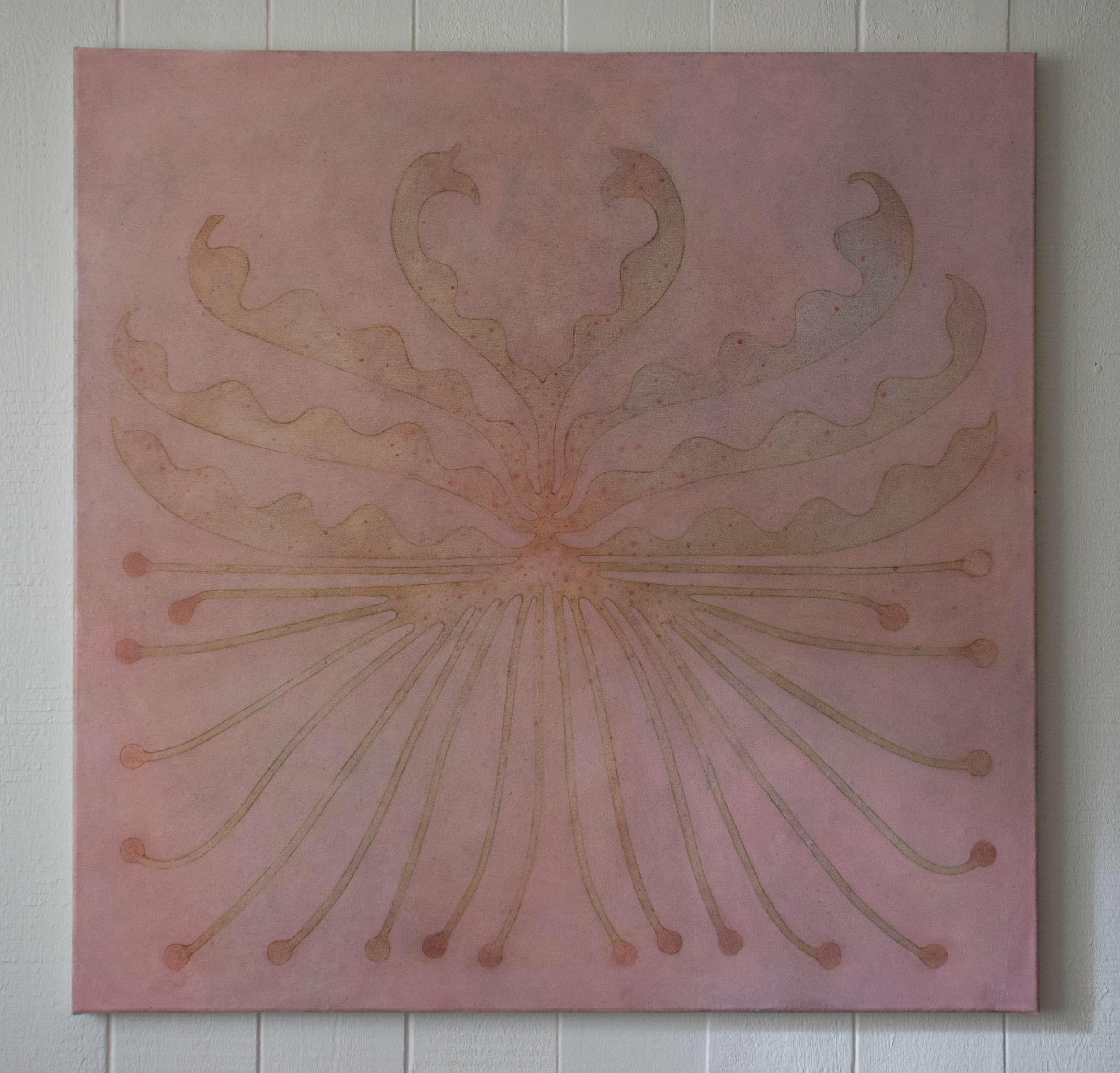 "Sóllilja" / "Spider Lily" 2025 100x100cm