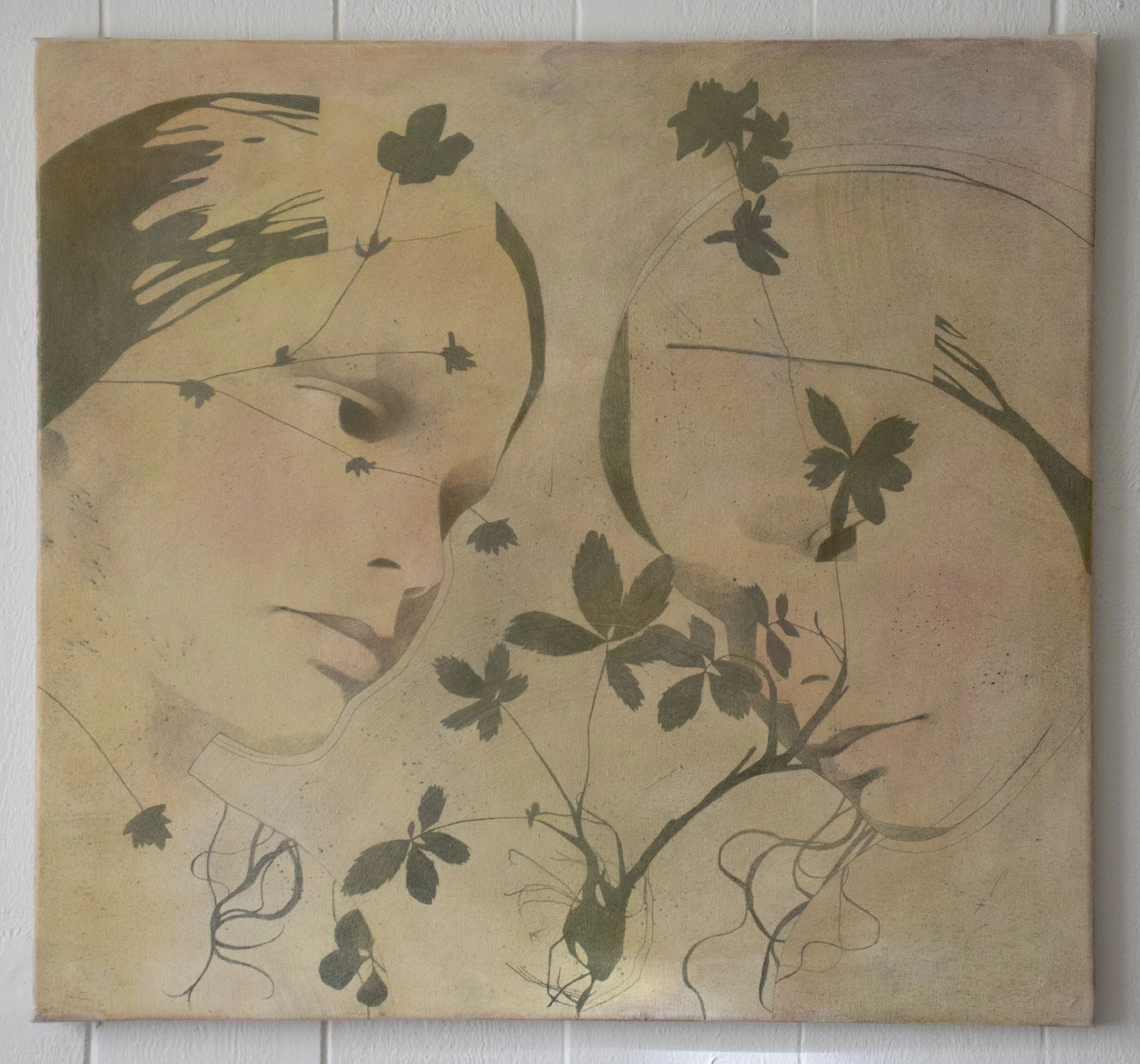 "Engjarós" / "Marsh cinquefoil" 2025 68.5x64.5cm