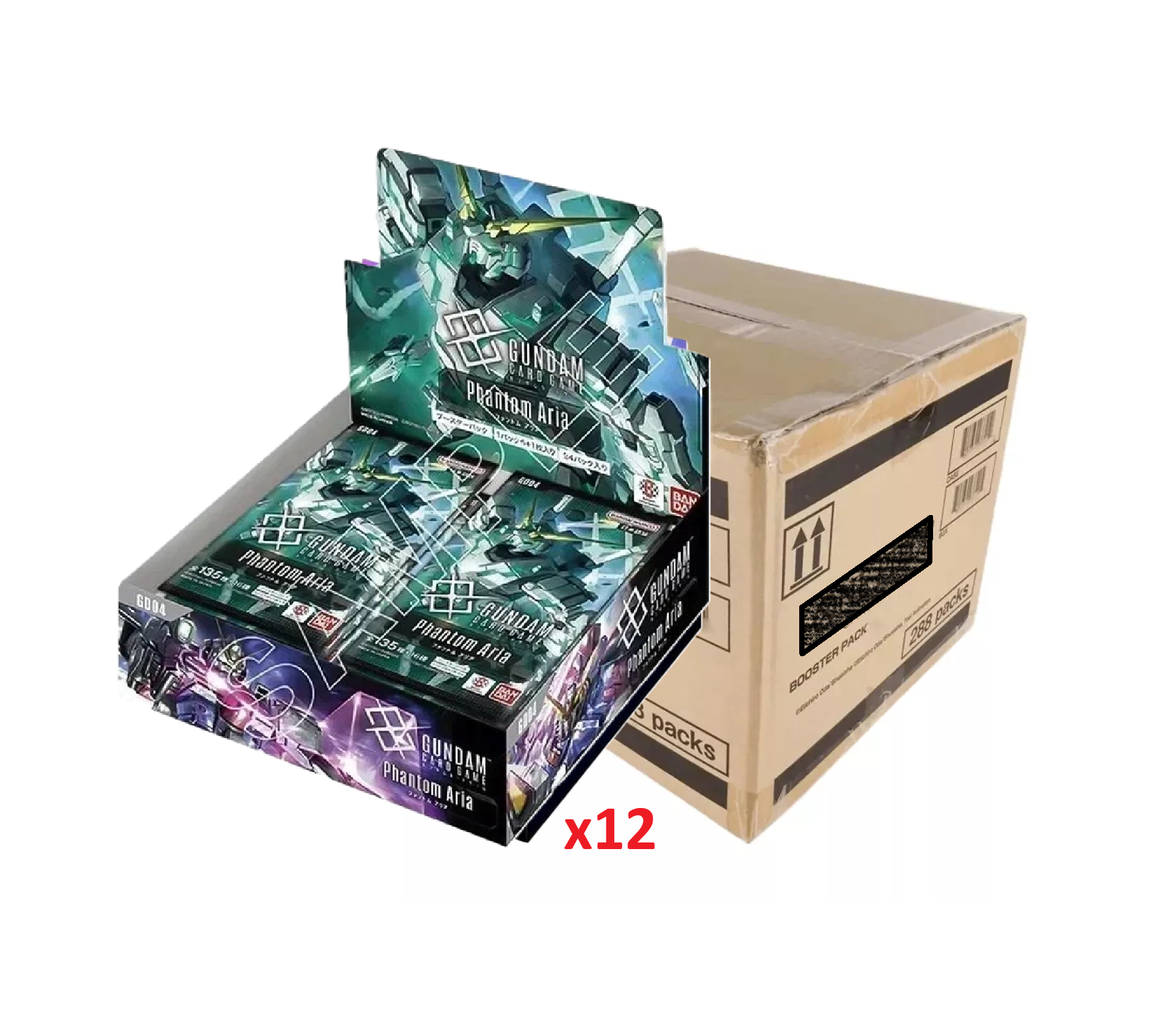Gundam Card Game: Phantom Aria (GD04) Booster Box - CASE of 12