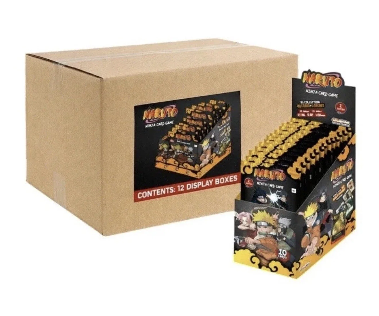 Naruto Mythos TCG: Konoha Shido (Set 1) - Booster Box CASE OF 12 (1st Edition) - ENGLISH