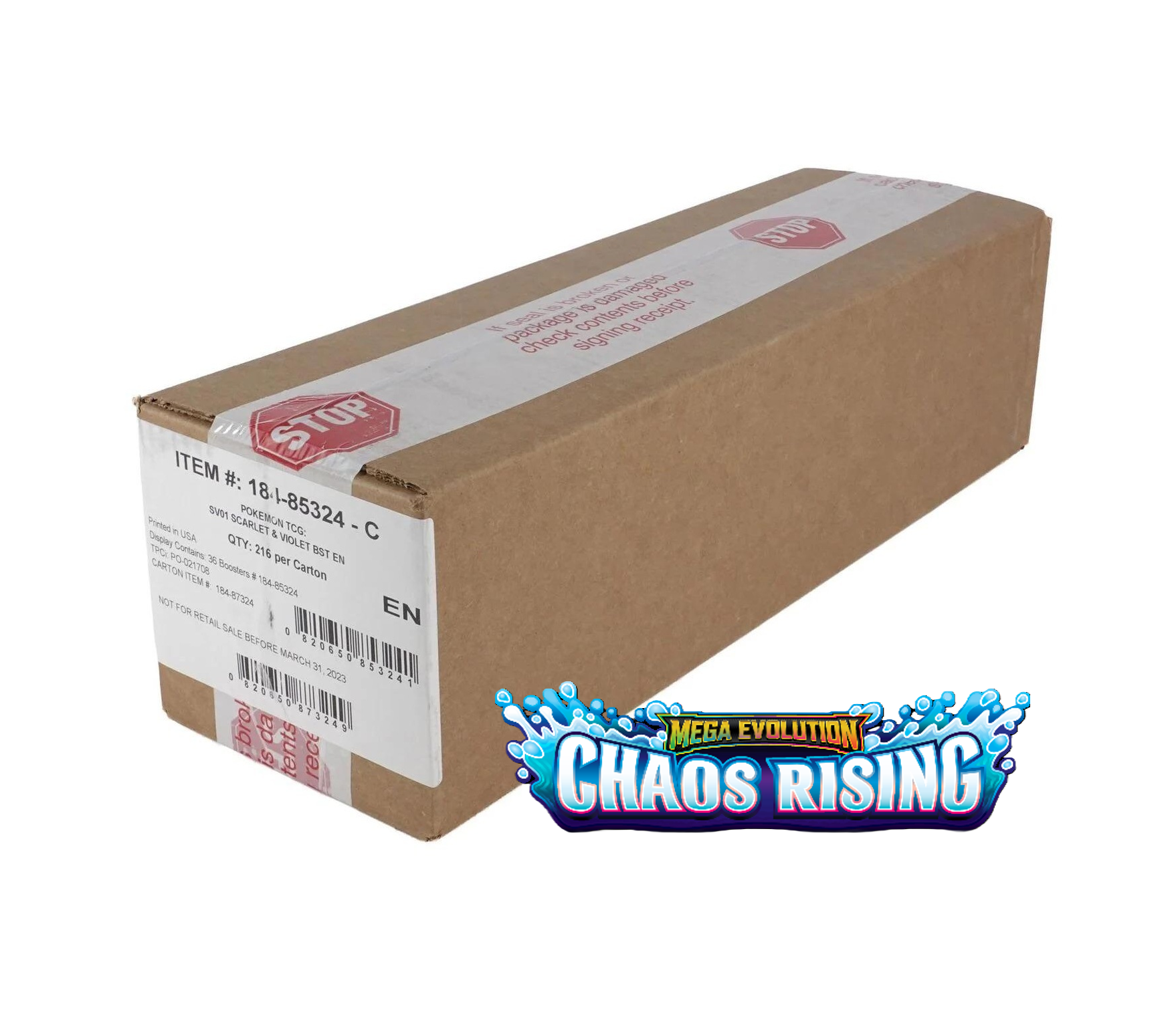 Pokémon: Chaos Rising Booster Box Case