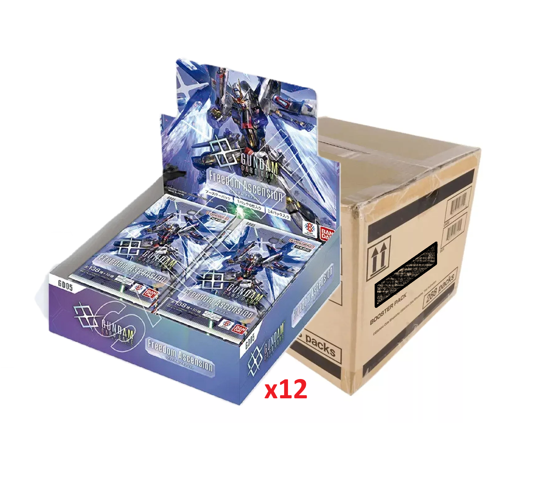 Gundam Card Game: Freedom Ascension (GD05) Booster Box - Case of 12