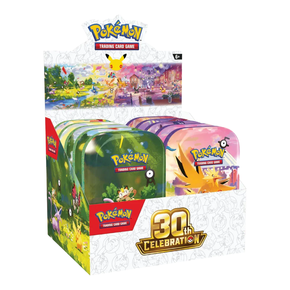 Pokémon: 30th Celebration Mini Tins (Set of 10)