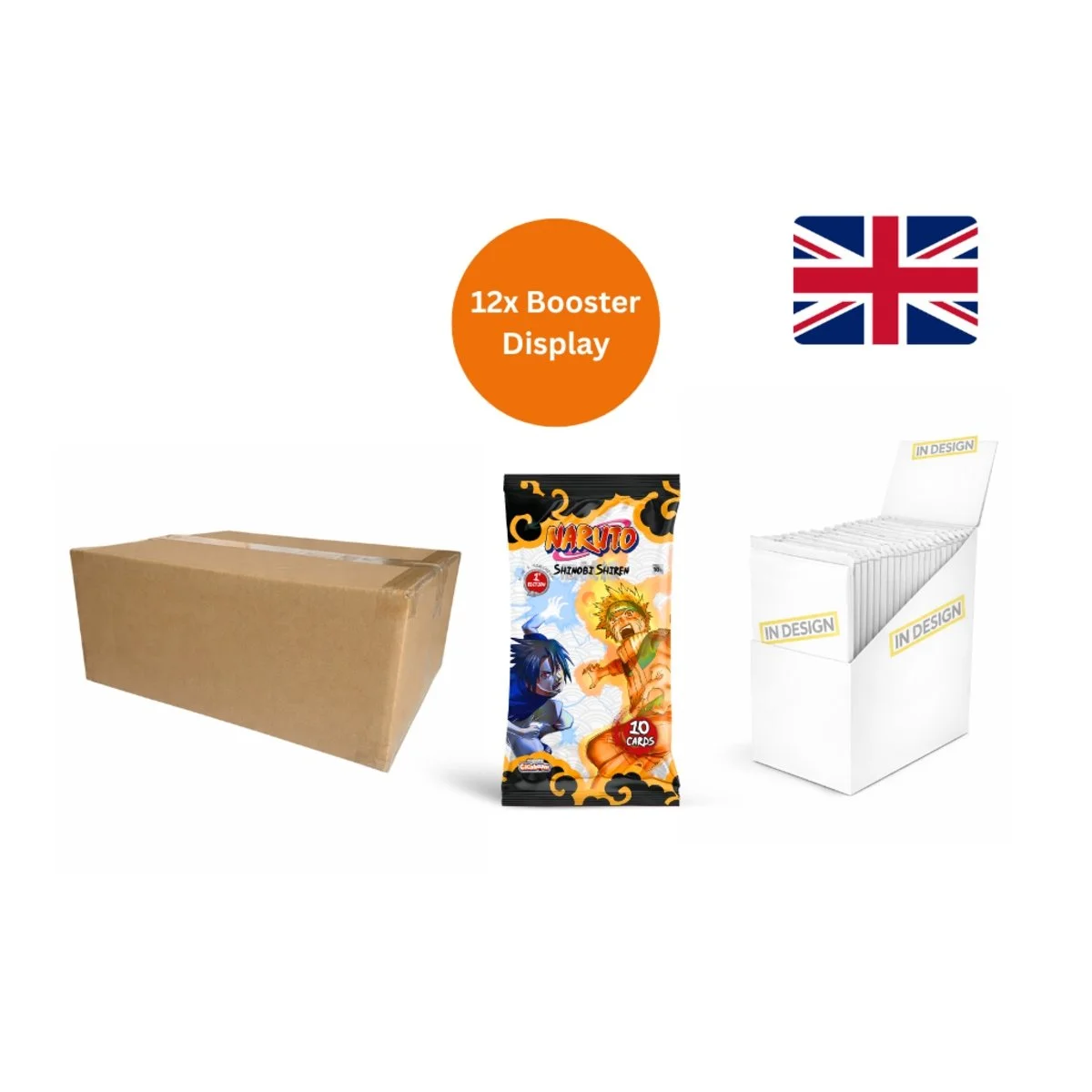 Naruto Mythos TCG: Shinobi Shiren (Set 2) - Booster Box Case of 12 (1st Edition) - 10% NRD DEPOSIT