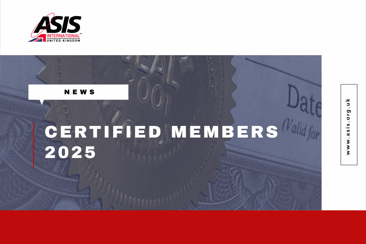 Celebrating Our 2025 ASIS Certified Members