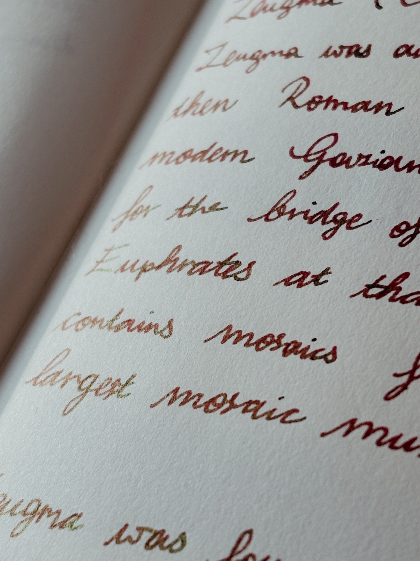 Can you guess the ink? 🦑

It's the new Diamine Zeugma (Turkey Special Edition) I got while I was visiting @galen_leather's physical shop in Istanbul. @diamineink.turkiye bottles the ink in these beautiful bottles as well, they're well worth keeping 