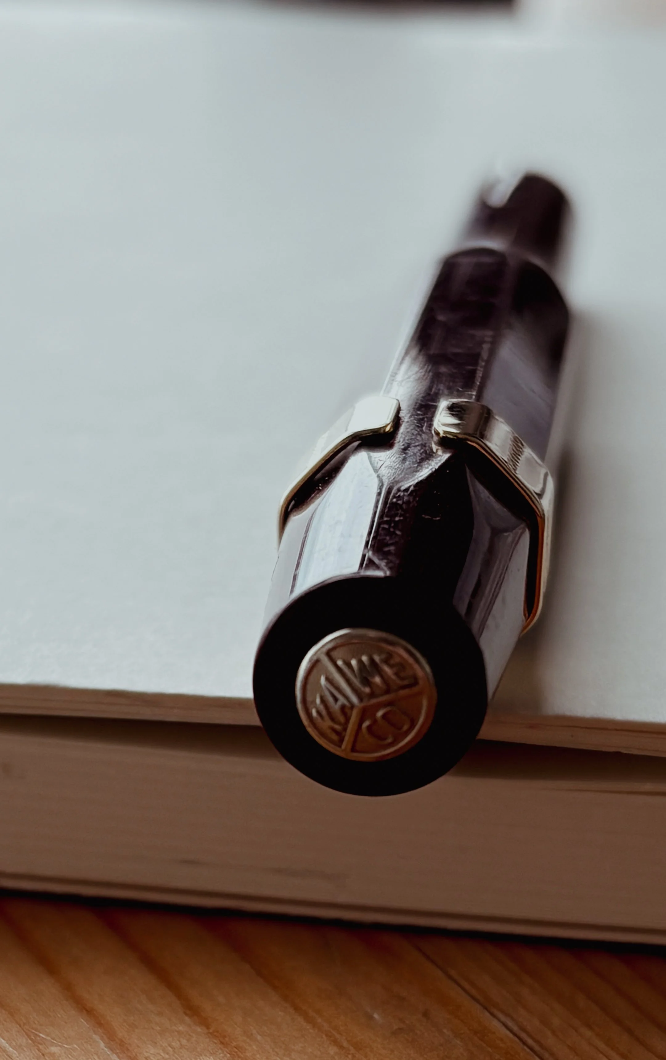 Kaweco Sport fountain pen finial.