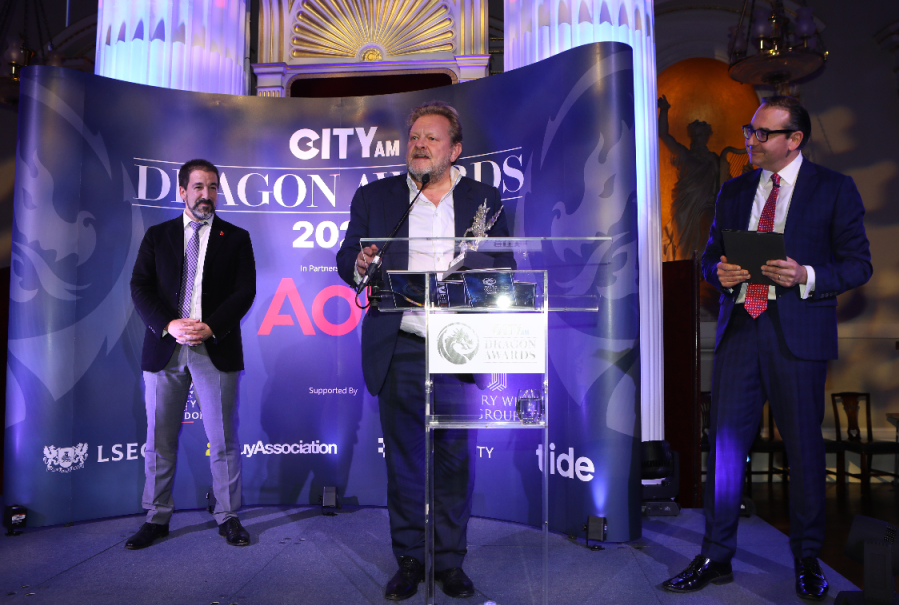 Entrepreneur of the Year & Leadership in Financial Literacy - GoHenry
Lawson Muncaster Founder of City AM accepted both Awards on behalf of Founder Louise Hill