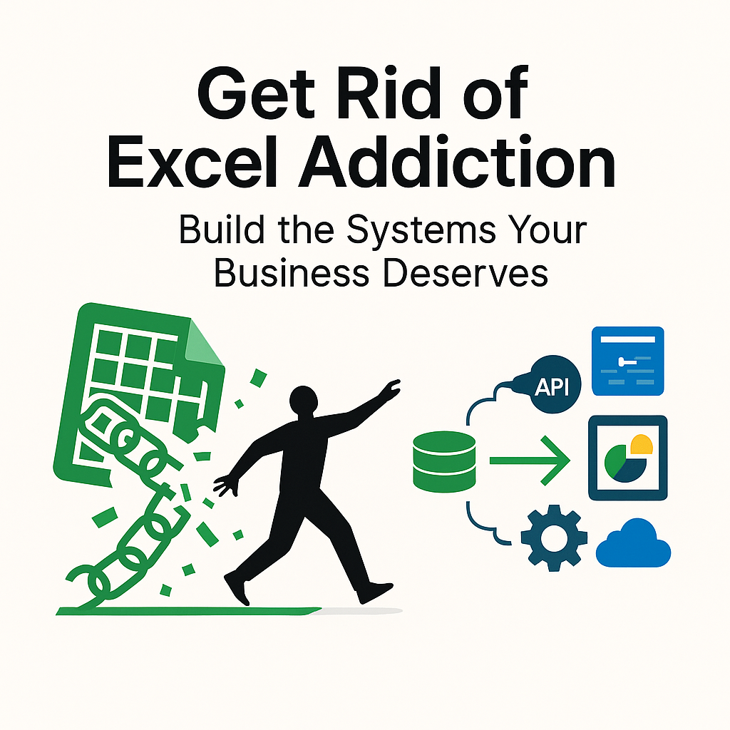 How to Get Rid of Your Excel Addiction, And Finally Build the Systems Your Business Deserves