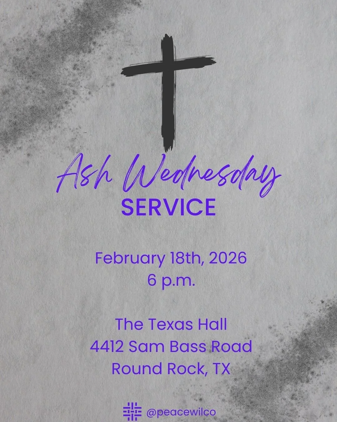 Ash Wednesday Service