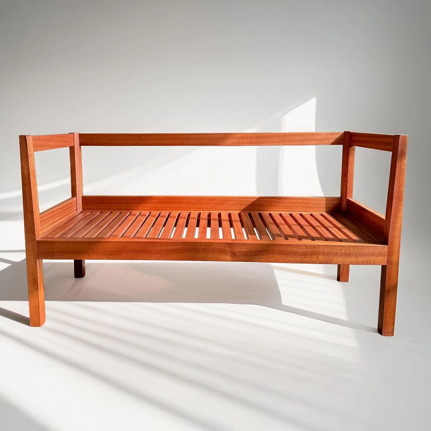 Mahogany Entryway Bench. Proud to share my very first paid commission. For @kylasiedband.