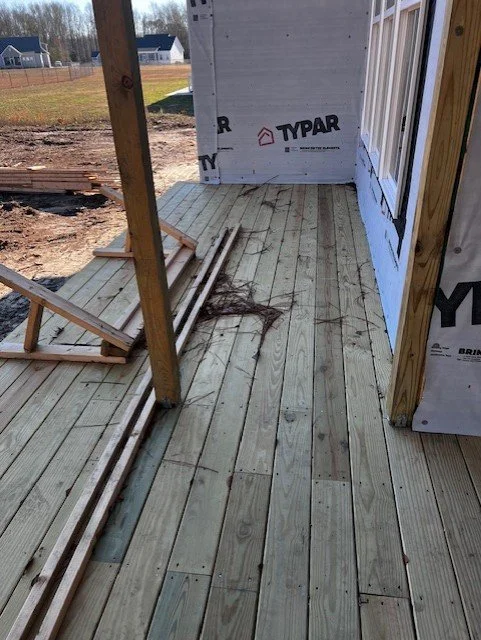 Wooden Deck Construction
