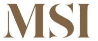 MSI logo in gold color