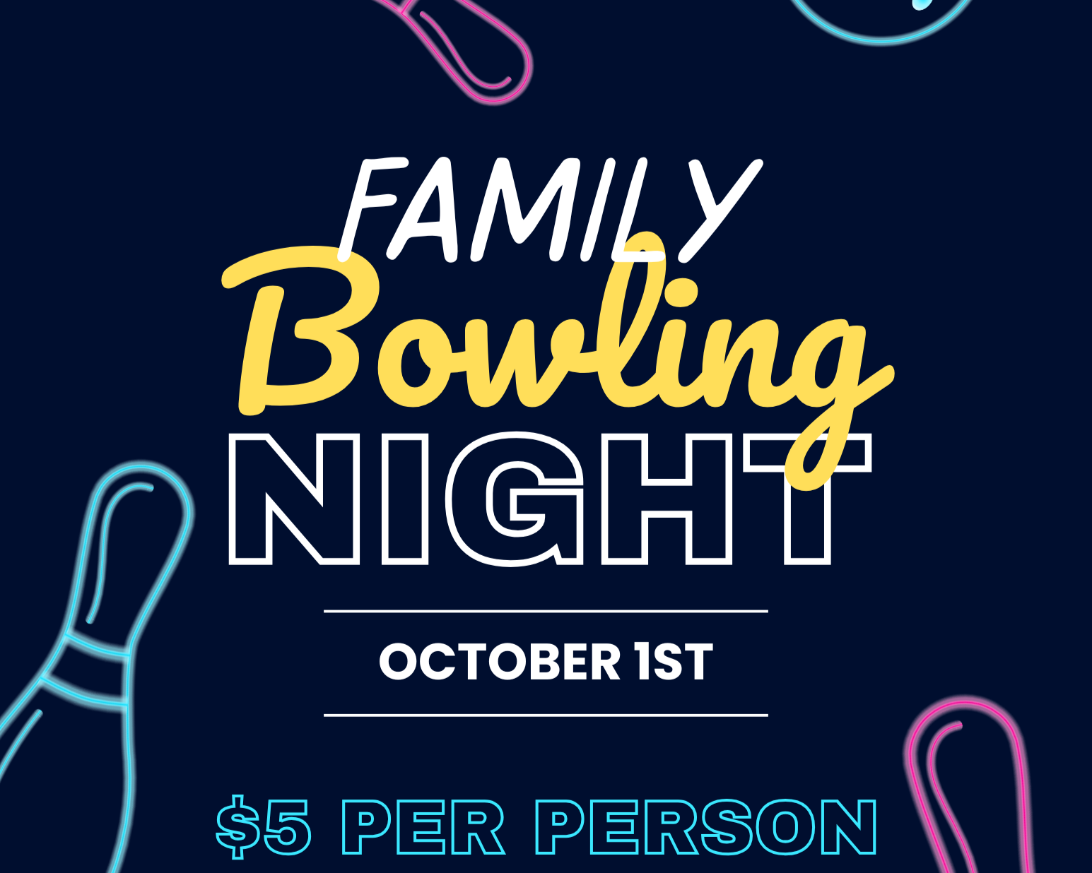 Family Bowling Night