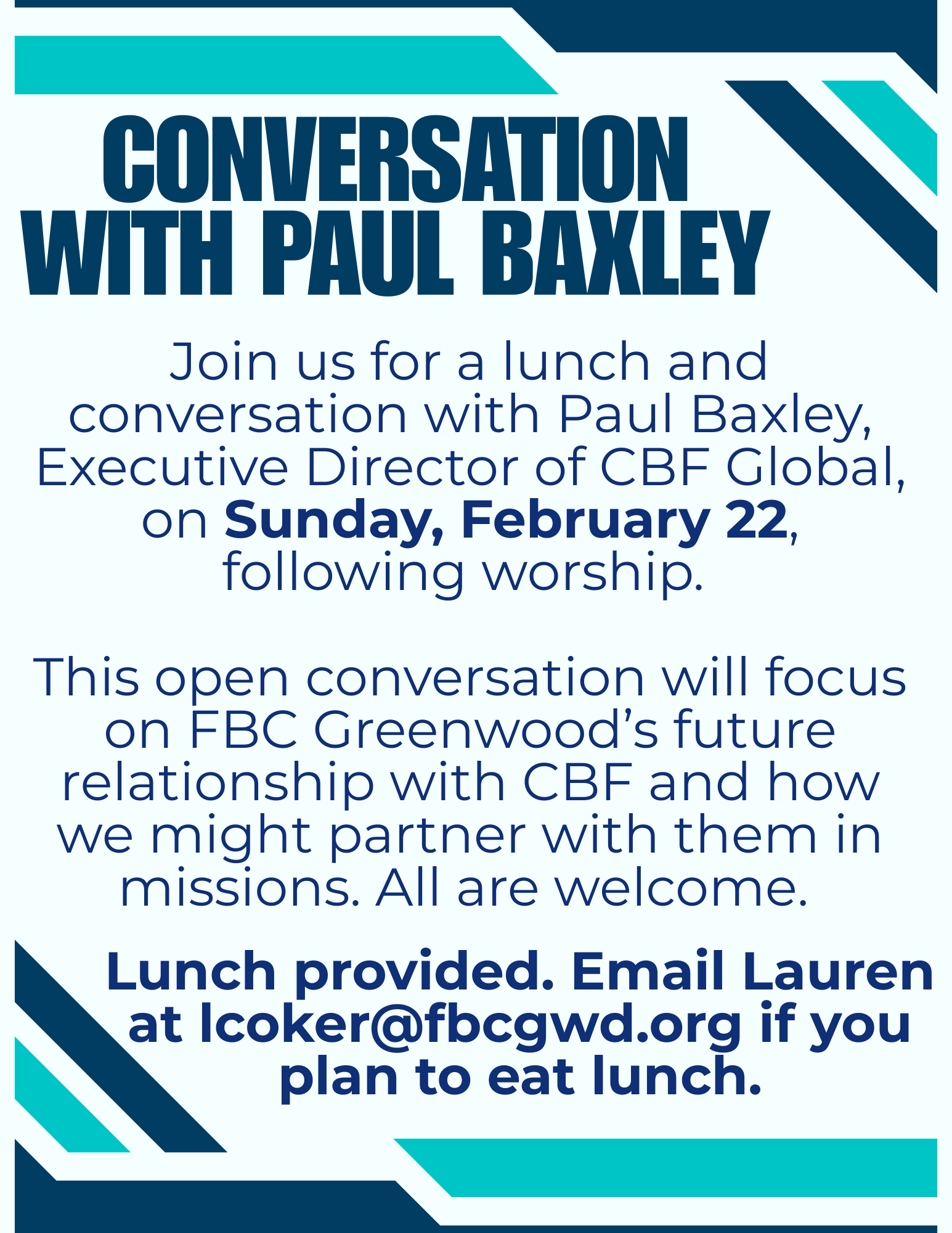 Conversation with Paul Baxley