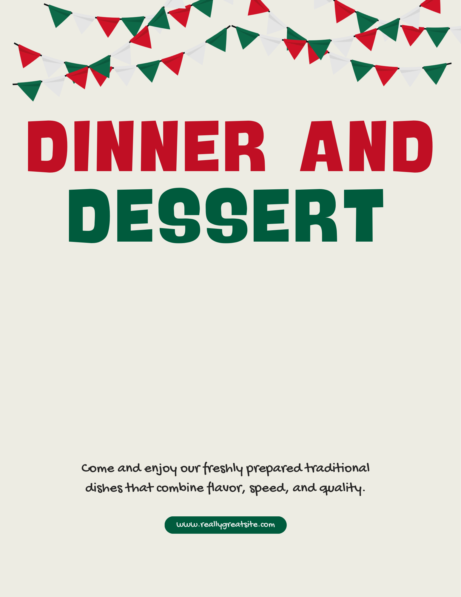Dinner and Dessert - Youth