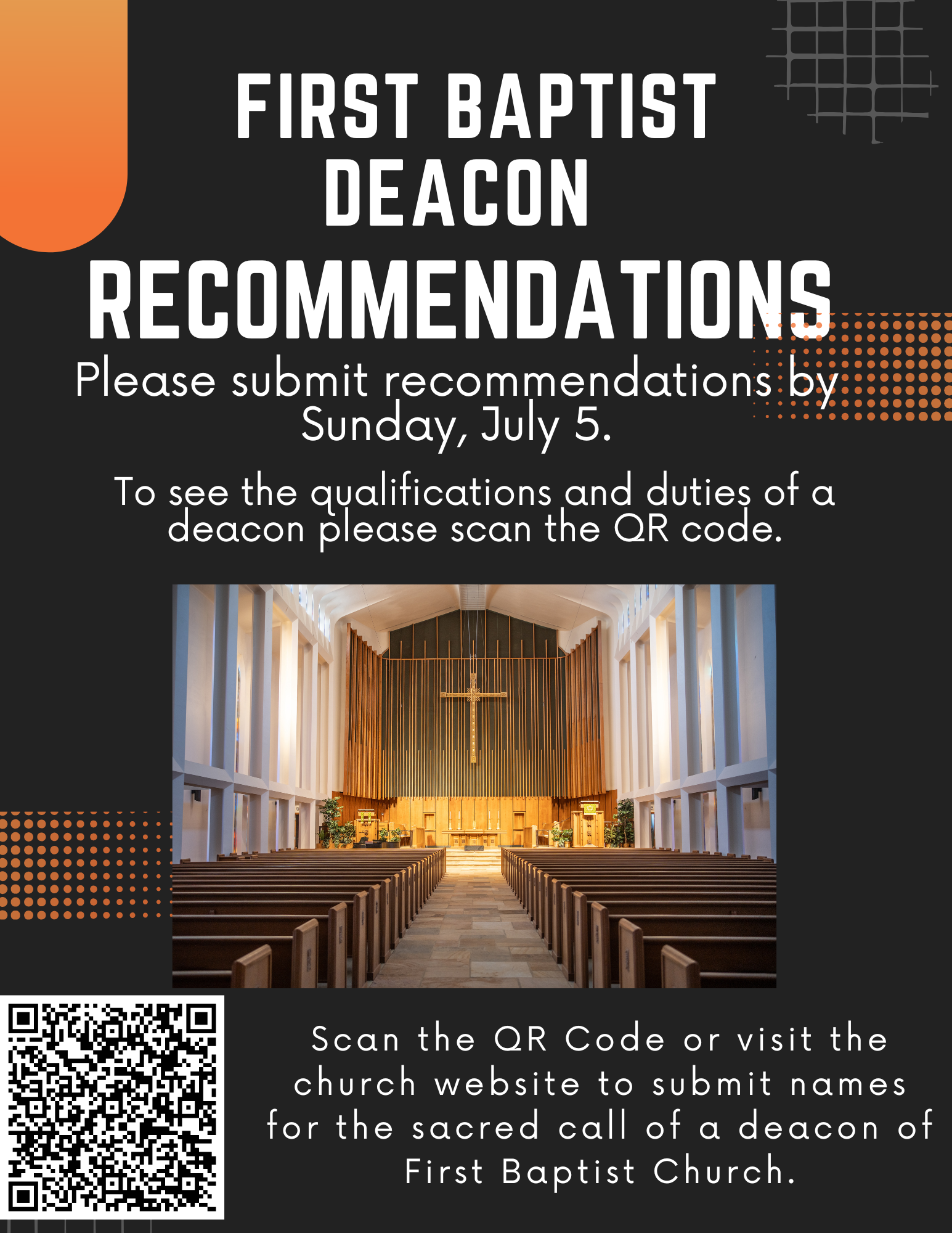 Deacon Recommendations