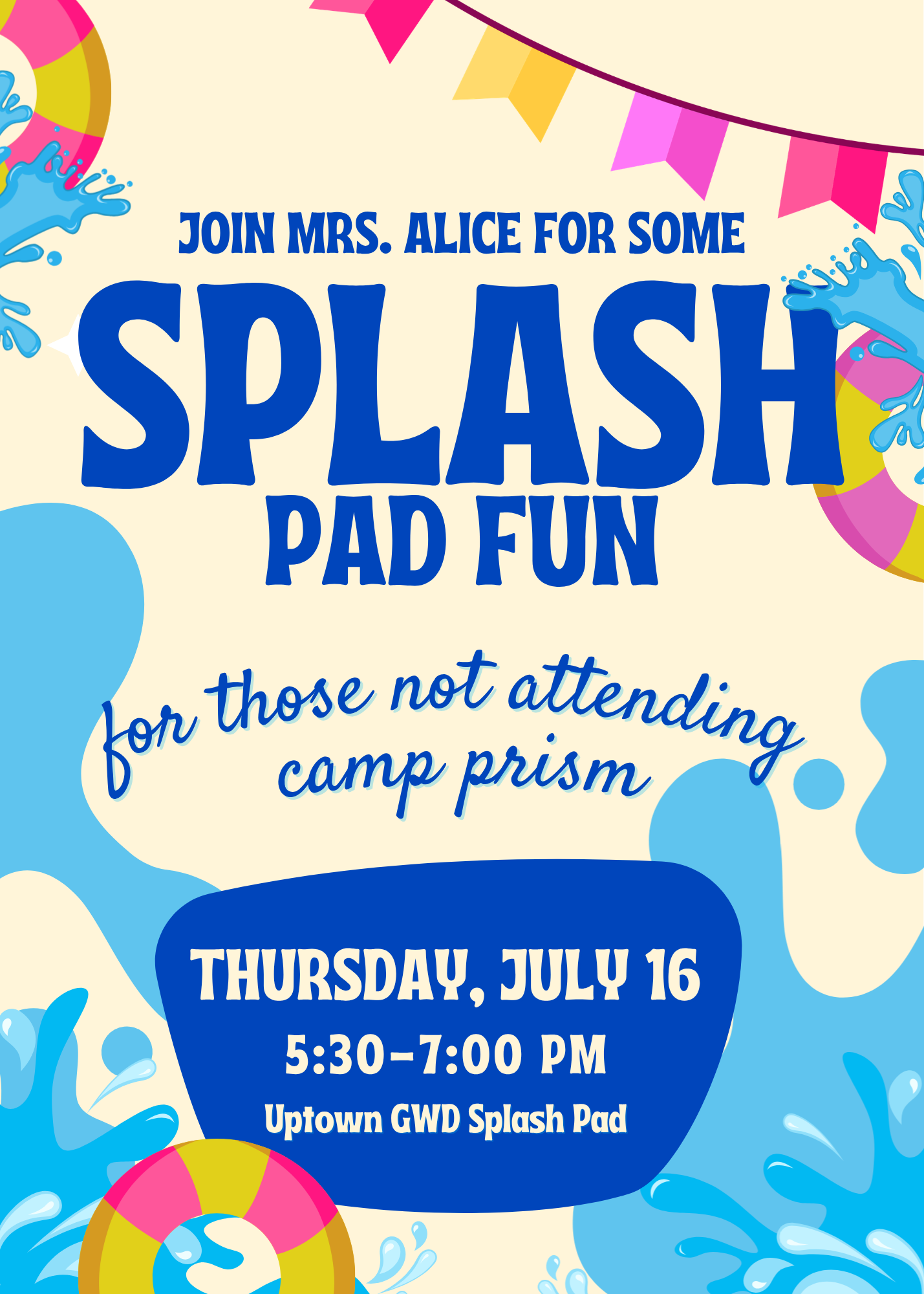 Splash Pad Fun - Children