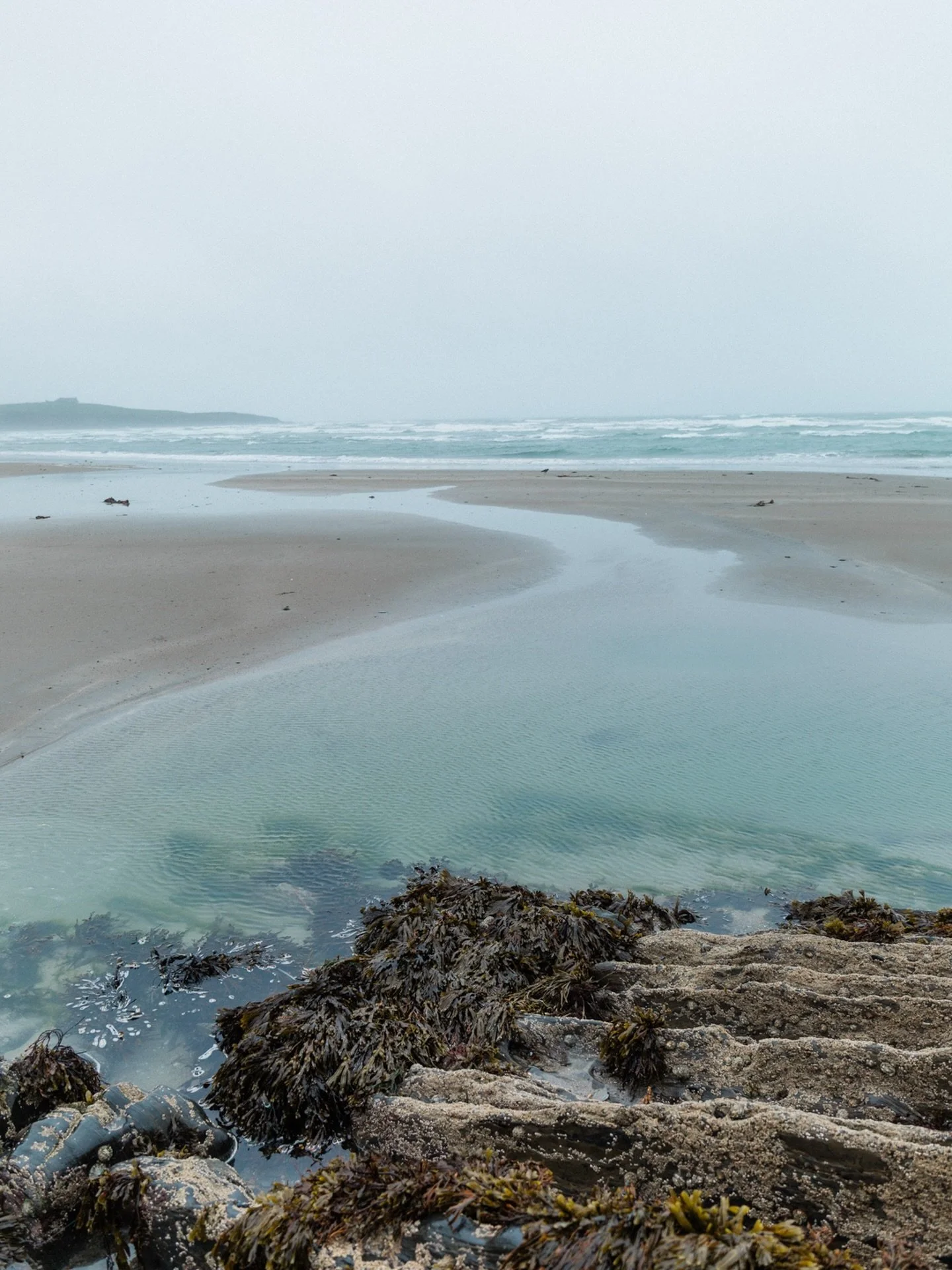Inchydoney Beach, West Cork, Ireland - swirling rain showers and a blustery bracing wind did little to deter our walk there last October. 

Is there anything quite so lovely as experiencing the coast during the autumn months? 🙂