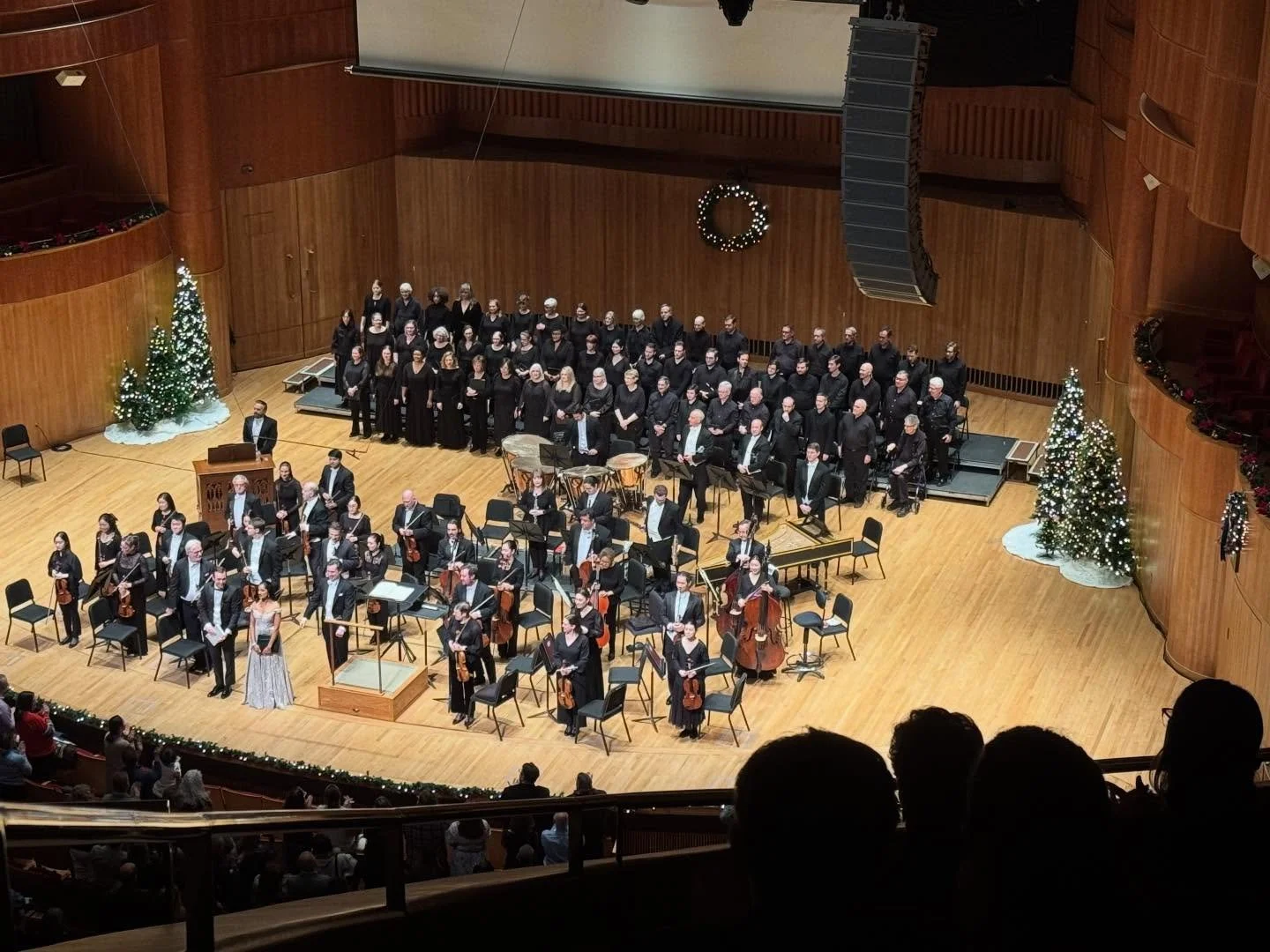 It&rsquo;s always a wonderful time to sing on the Meyerhoff stage with the @baltsymphony ! 

Thank you for having us for your Classical Christmas concert!