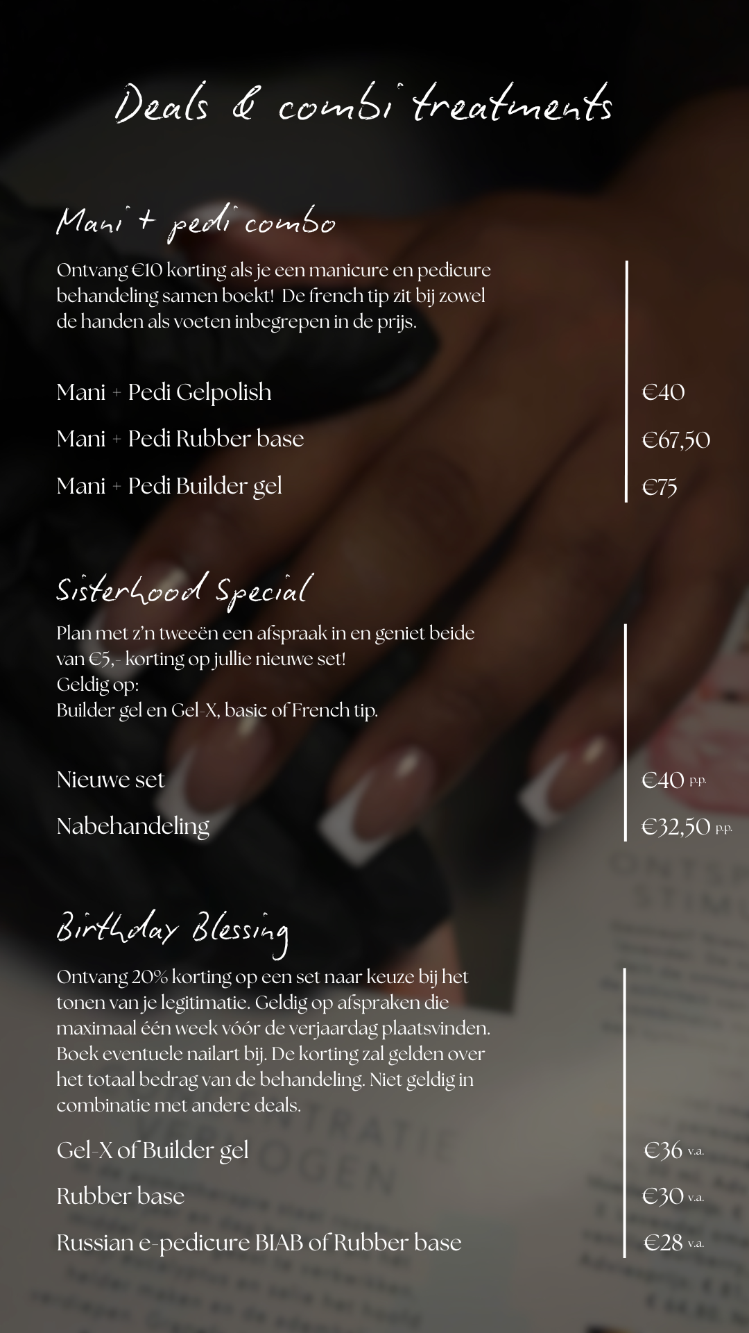Gel-X, BIAB, Pedicures, Manicures