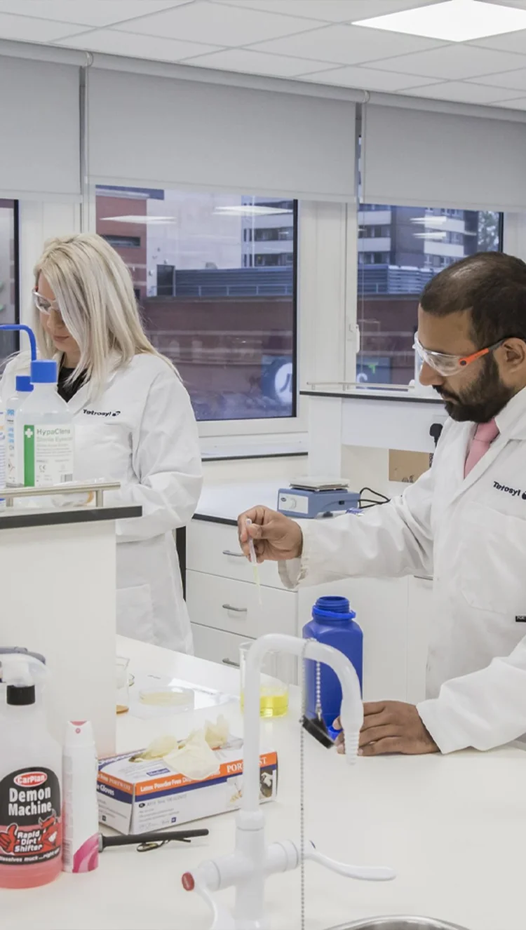 Lab testing and formulation