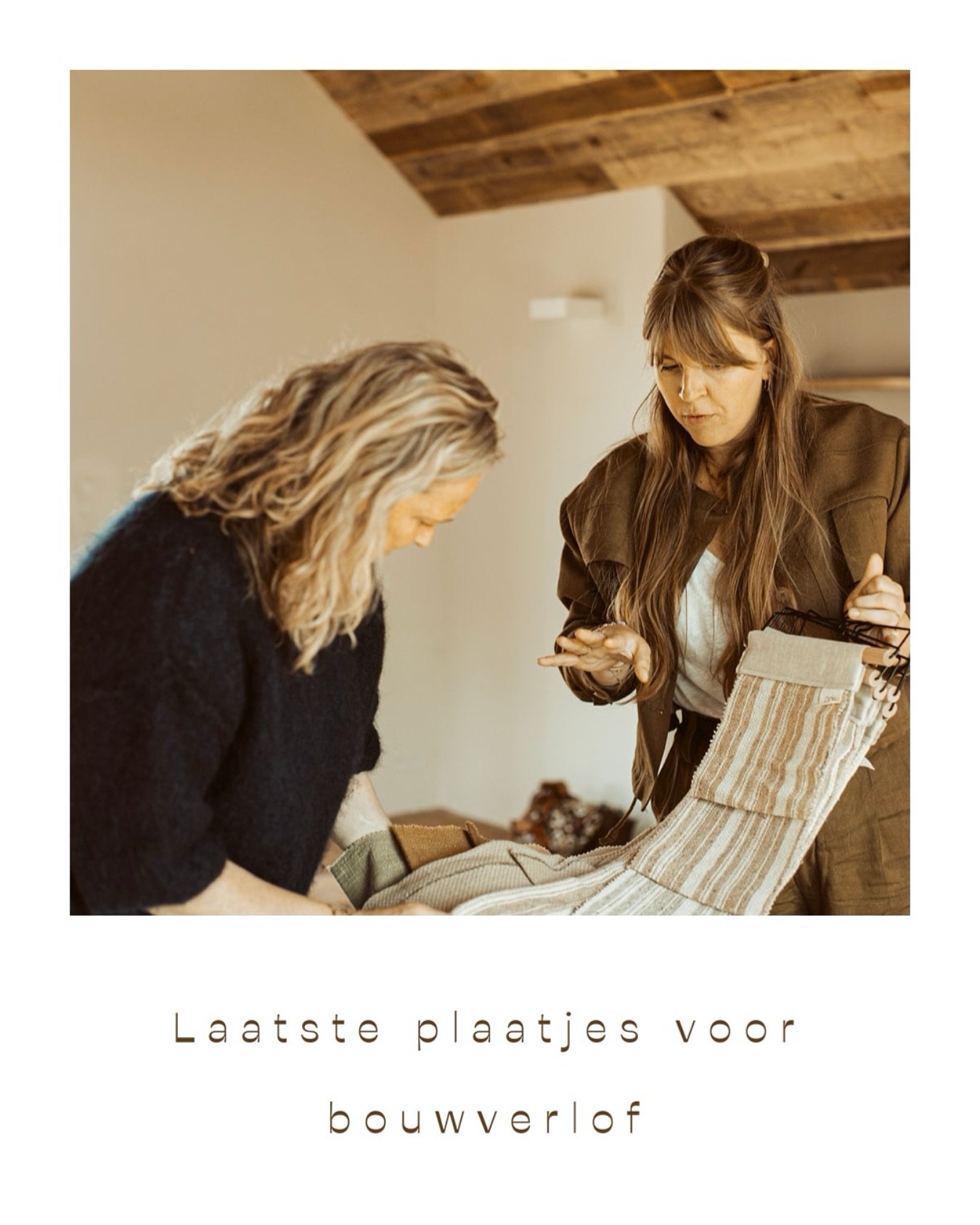 Wil je nog graag een advies aan huis inplannen om nog voor het bouwverlof zicht te hebben op je nieuwe gordijnen? Stuur me dan een berichtje en we komen graag bij je langs. 

De afgelopen weken mocht ik al in prachtige panden, boerderijen en appartem