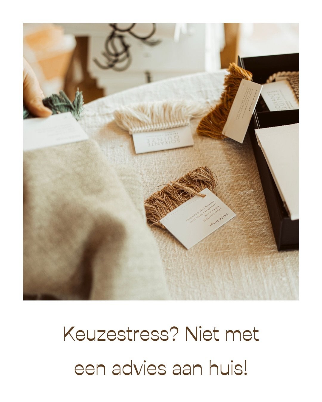 Hoe ik je kan bijstaan door een advies aan huis ontdek je in deze post. Swipe 👉🏻