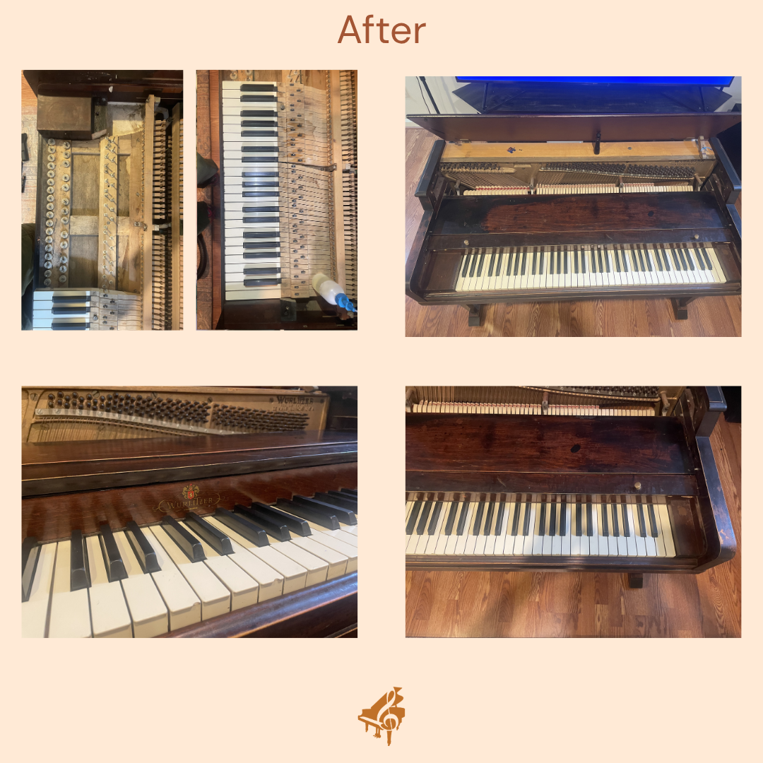 After a Deep Cleaning Service was performed 