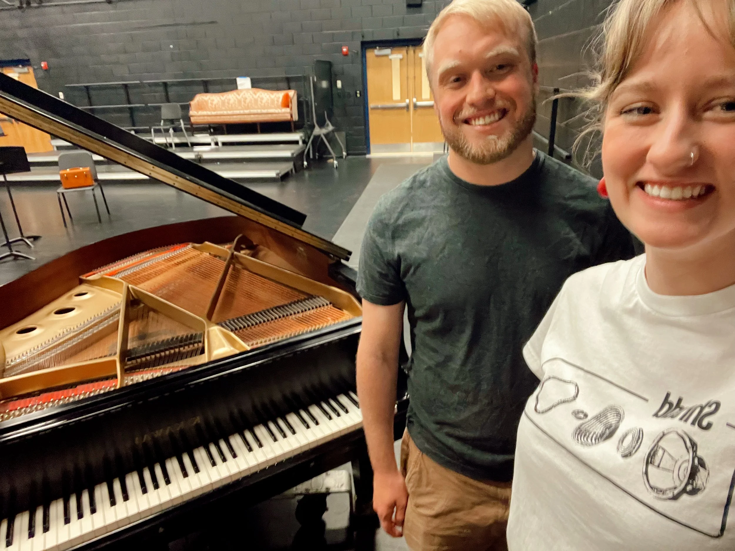 Christian and Rebecca tuning for Kentucky Country Day School