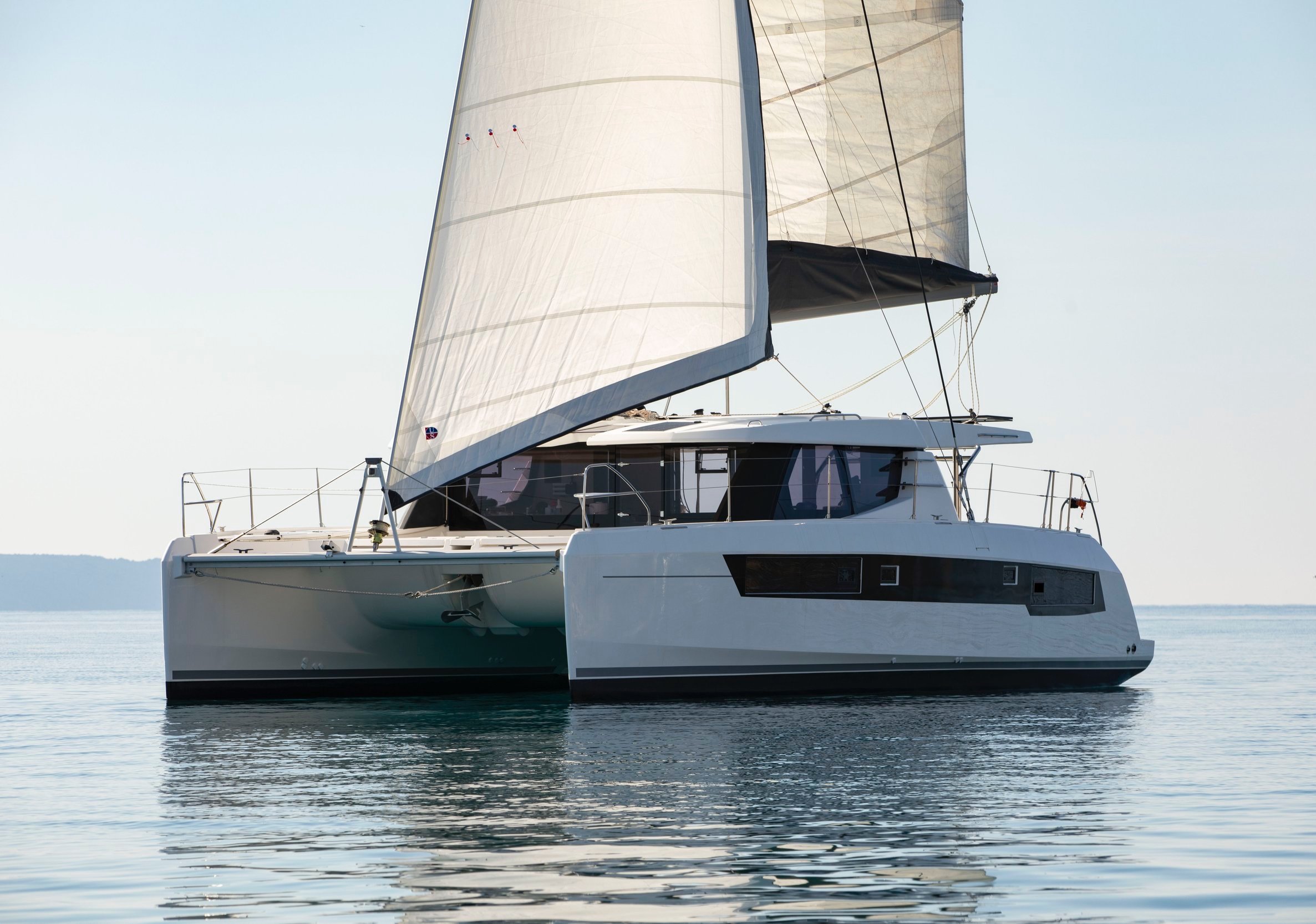 Leopard 45 crewed charter catamaran Croatia Adriatic Sea Family vacation