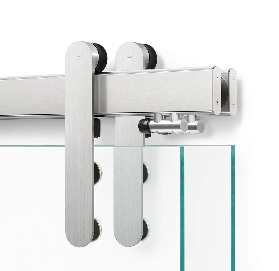 Krownlab modern barn door hardware
