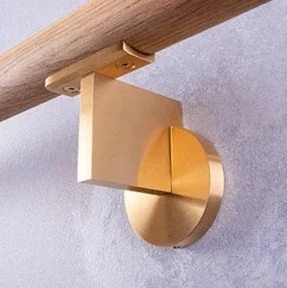 MWE Handrail bracket concept F 24k gold sanded