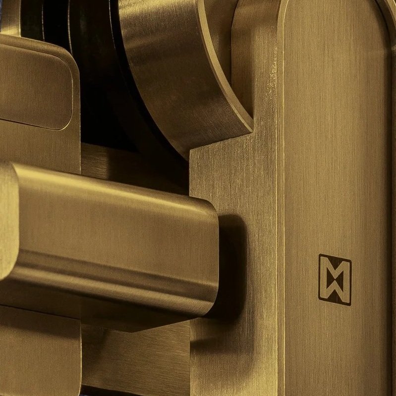 MWE PVD Brass for all MWE barn door systems.