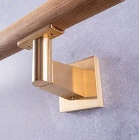 MWE Handrail bracket concept D 24k gold sanded
