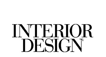 Interior Design magazine logo in black text on a white background