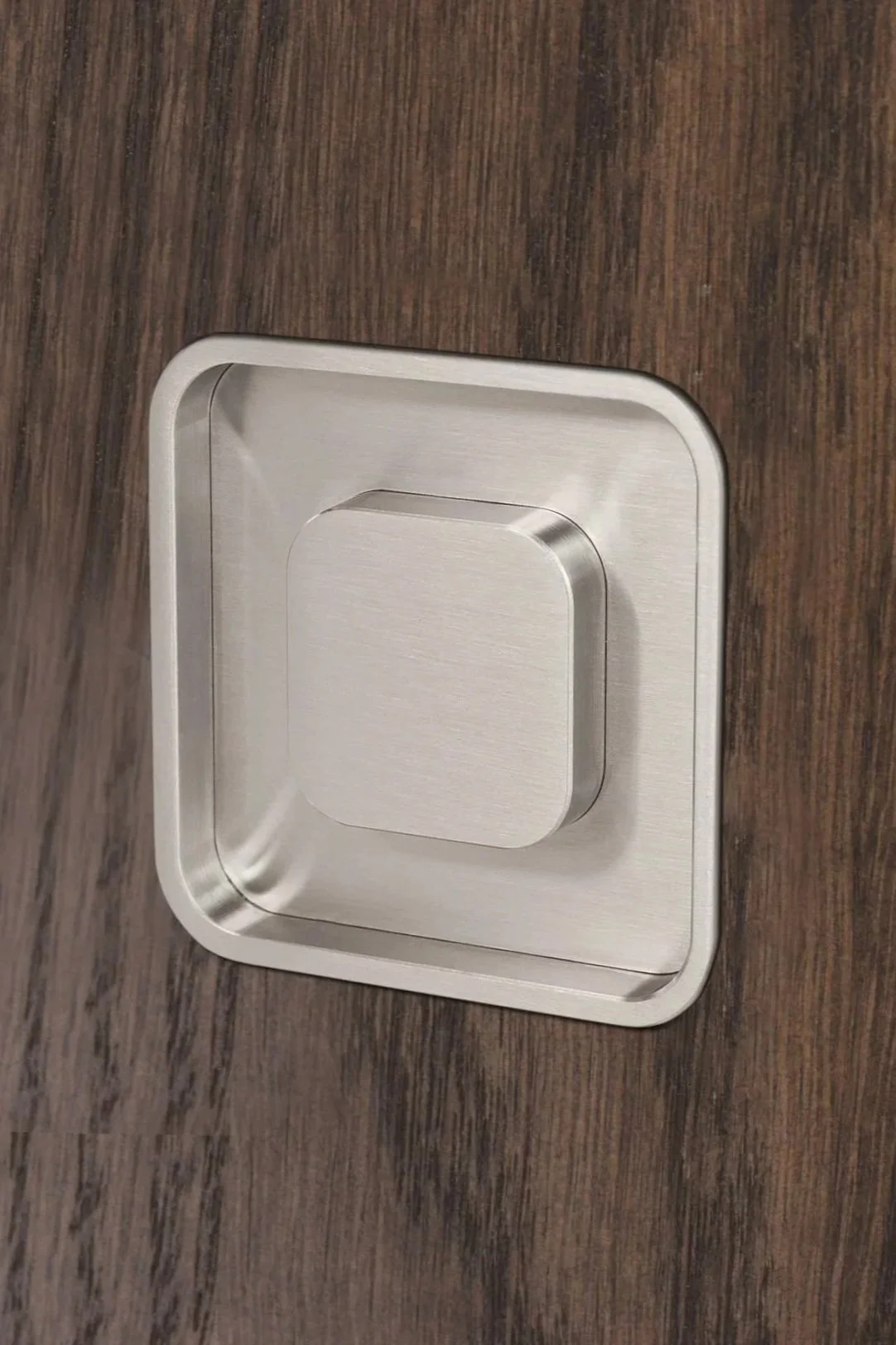 MWE GR.6605 square flush pull, handle, sliding door handle, knob