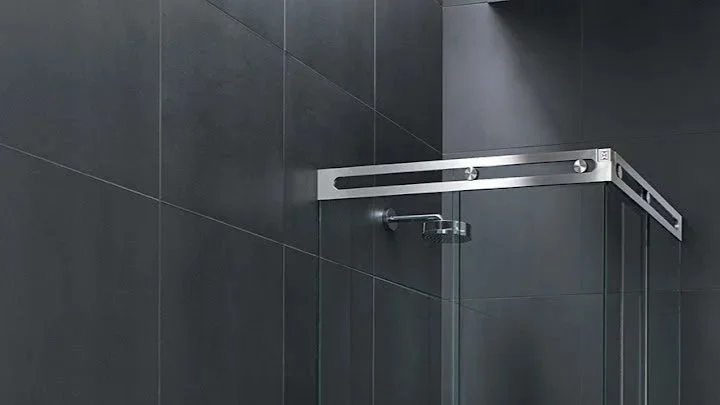 MWE luna sliding shower hardware