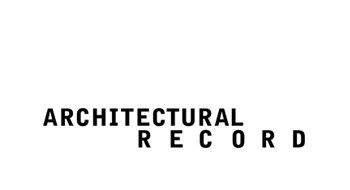 Text image reading 'ARCHITECTURAL RECORD' in black letters on a white background.