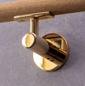 MWE Handrail bracket concept G 24k gold sanded
