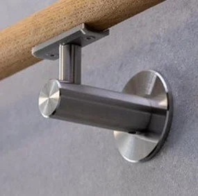 MWE Handrail bracket concept G satin stainless steel
